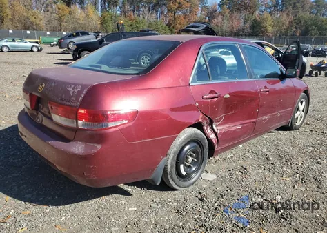 2003 Honda Accord Ex from USA, damaged, VIN 1HGCM56673A070492